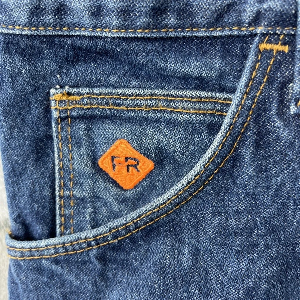 Wrangler Jeans Mens 44x32 FR 13 Original‎ FR13MWZ Flame Resistant Blue High Rise
